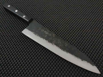 Morihei Hisamoto Kurouchi | 210mm Gyuto Knife - No Bolster