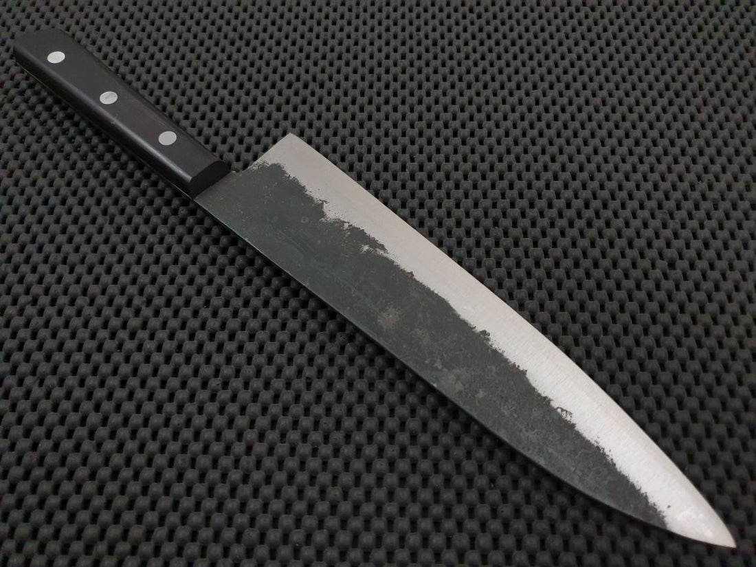 Morihei Hisamoto Kurouchi | 210mm Gyuto Knife - No Bolster