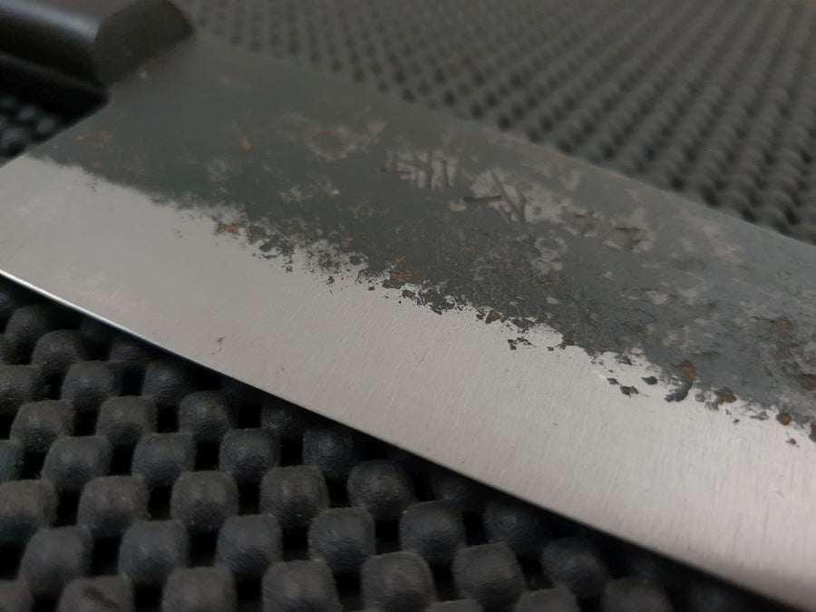 Morihei Hisamoto Kurouchi | 210mm Gyuto Knife - No Bolster