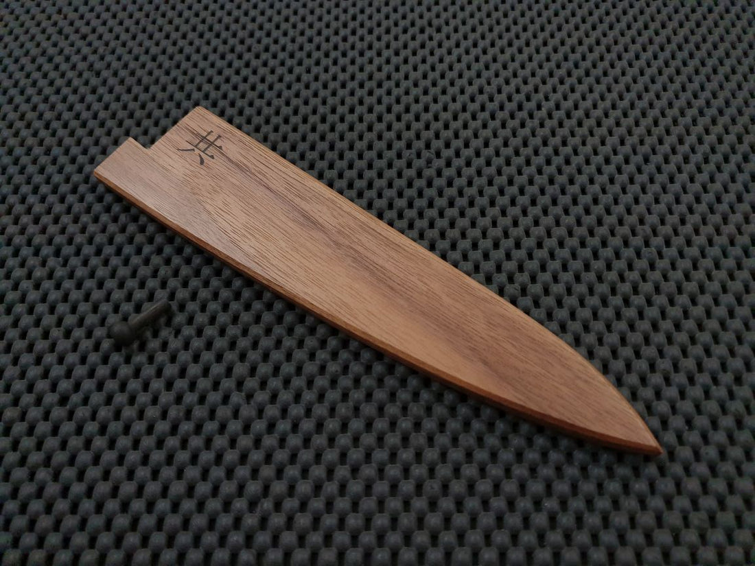 Japanese Saya Walnut Knife Sheath