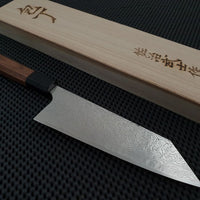 Saji Diamond Damascus WA Bunka Knife