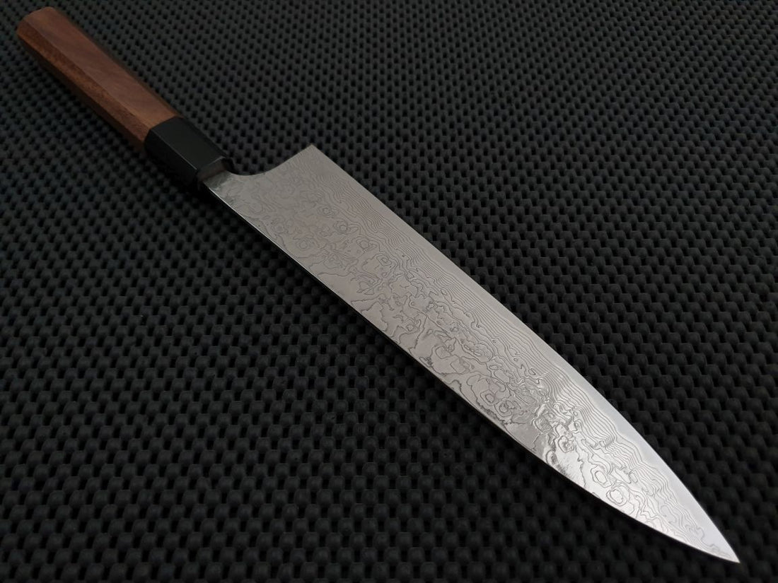 Saji Diamond Damascus Gyuto Knife