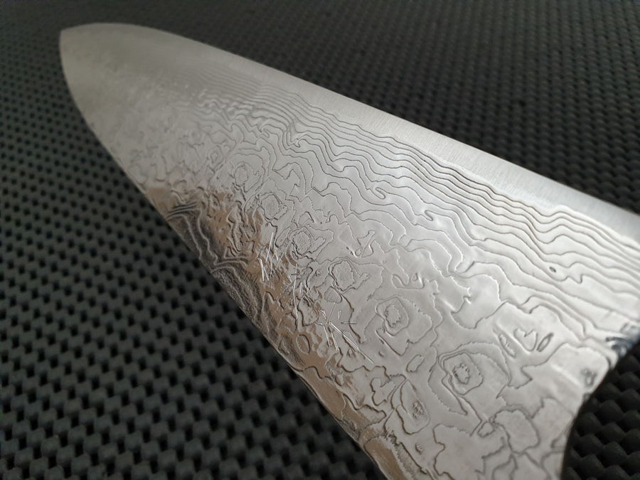 Saji Diamond Damascus Gyuto Knife