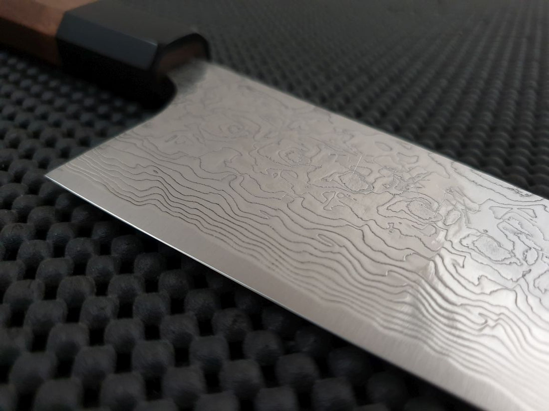 Saji Diamond Damascus Gyuto Knife