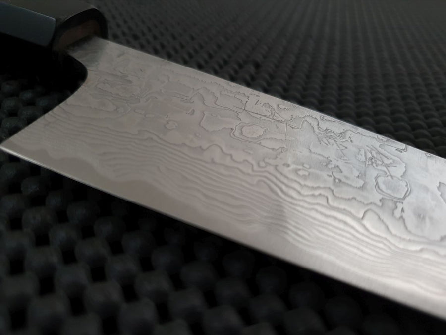 Saji Diamond Damascus Sujihiki Knife