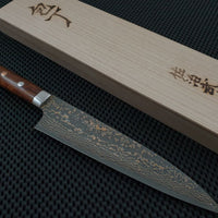 Saji Gold Damascus Gyuto Knife