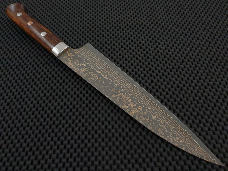 Saji Gold Damascus Gyuto Knife