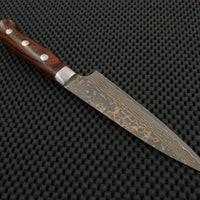 Takeshi Saji Gold Damascus Knife