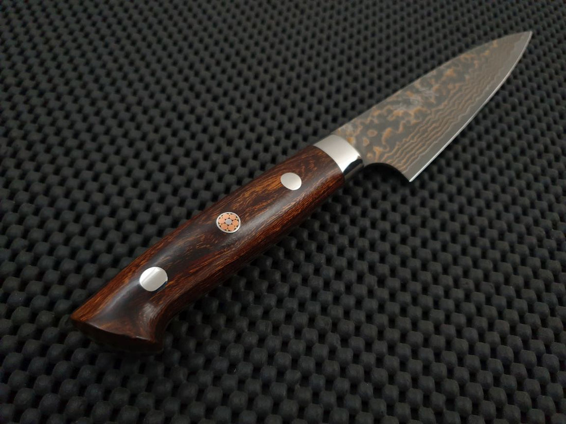 Takeshi Saji Gold Damascus Knife