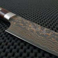 Takeshi Saji Gold Damascus Knife