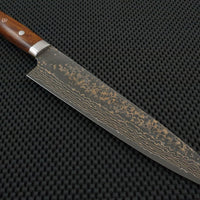 Takeshi Saji Gold Damascus Gyuto Knife