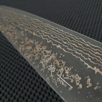 Takeshi Saji Gold Damascus Gyuto Knife