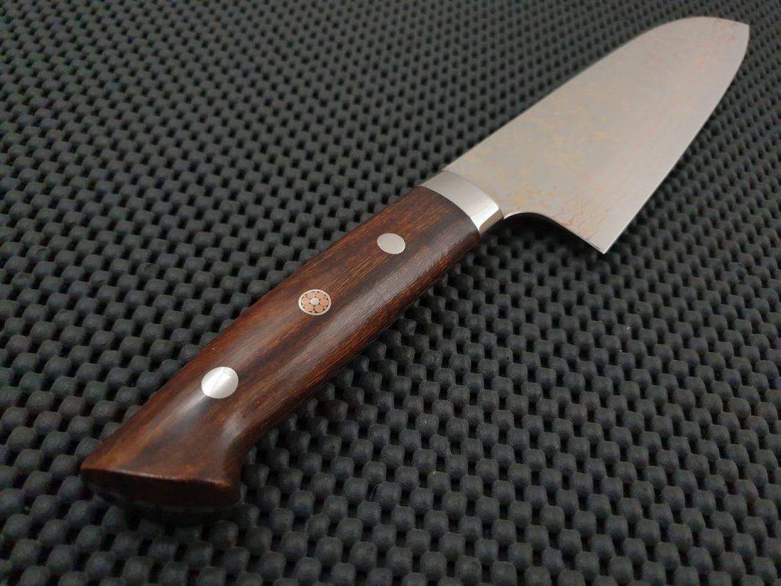 Takeshi Saji Rainbow Damascus Santoku