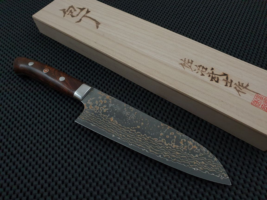 Takeshi Saji Gold Damascus 