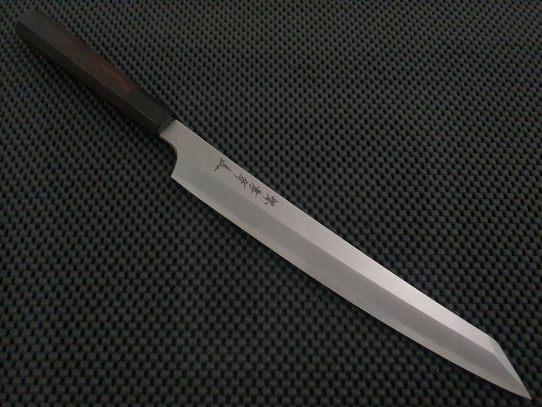 Sakai Takayuki Ginsan Kengata Yanagiba Japanese Fish Slicing Knife