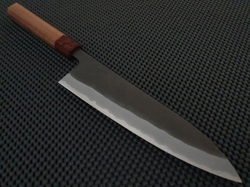 Shiro Kamo Aogami Super Gyuto Knife