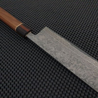 Shiro Kamo Nickel Damascus Nakiri Knife