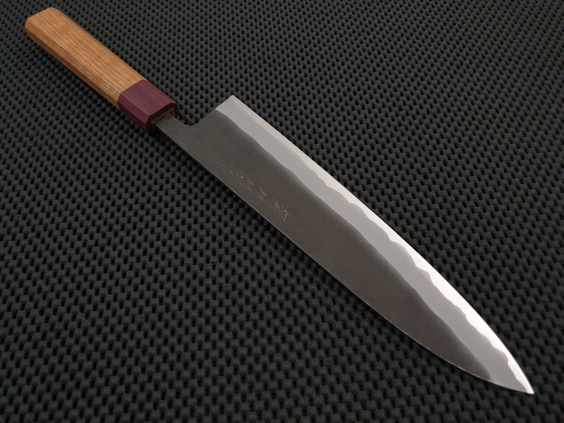 Shiro Kamo Kurouchi Japanese Gyuto Knife