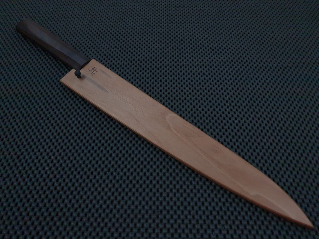 Sakai Takayuki Nashiji | 250 Sujihiki Knife (w/ Saya)