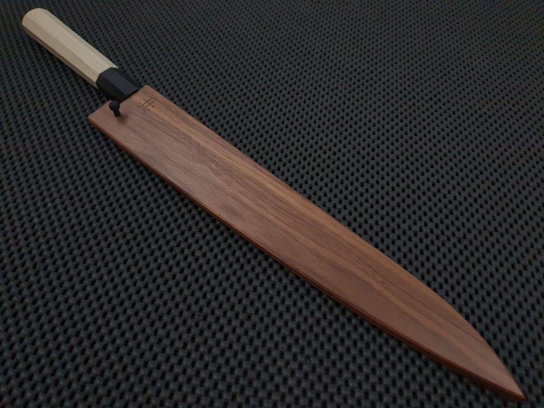 Sakai Takayuki Grand Chef | 270 Sujihiki Knife (w/ Walnut Saya)