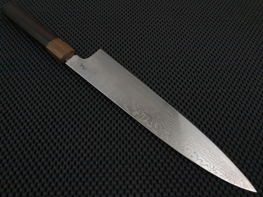 Sukenari Ginsan Damascus | 270 Gyuto Knife