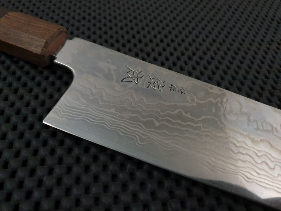 Sukenari Ginsan Damascus | 270 Gyuto Knife