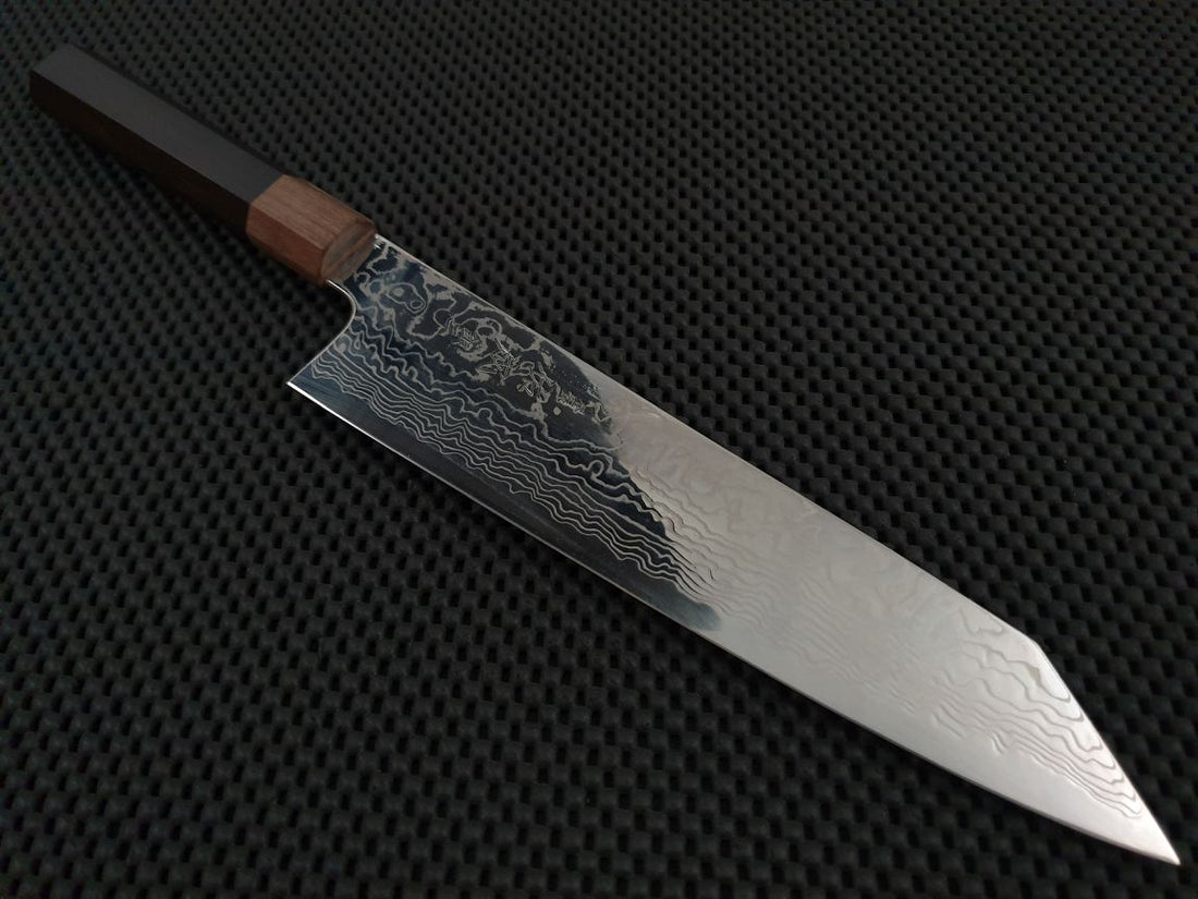 Sukenari Ginsan Damascus | 240 Kiritsuke Gyuto Knife