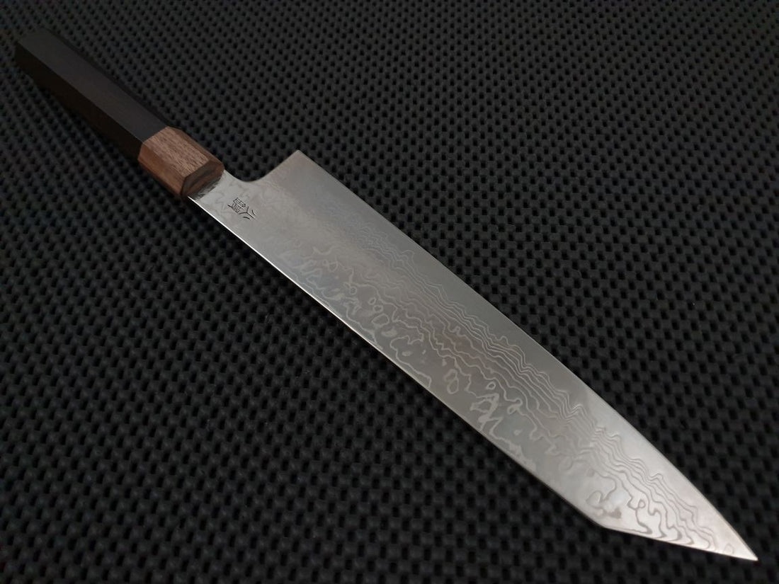 Sukenari Ginsan Damascus | 240 Kiritsuke Gyuto Knife