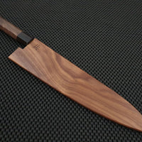 Sukenari Ginsan Damascus | 240 Gyuto Knife (Walnut)