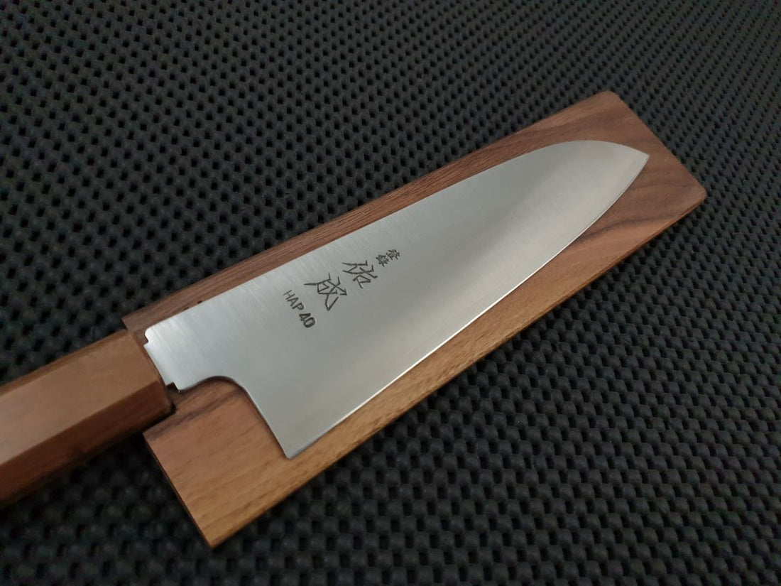 Sukenari HAP40 Migaki | 195 Santoku Knife