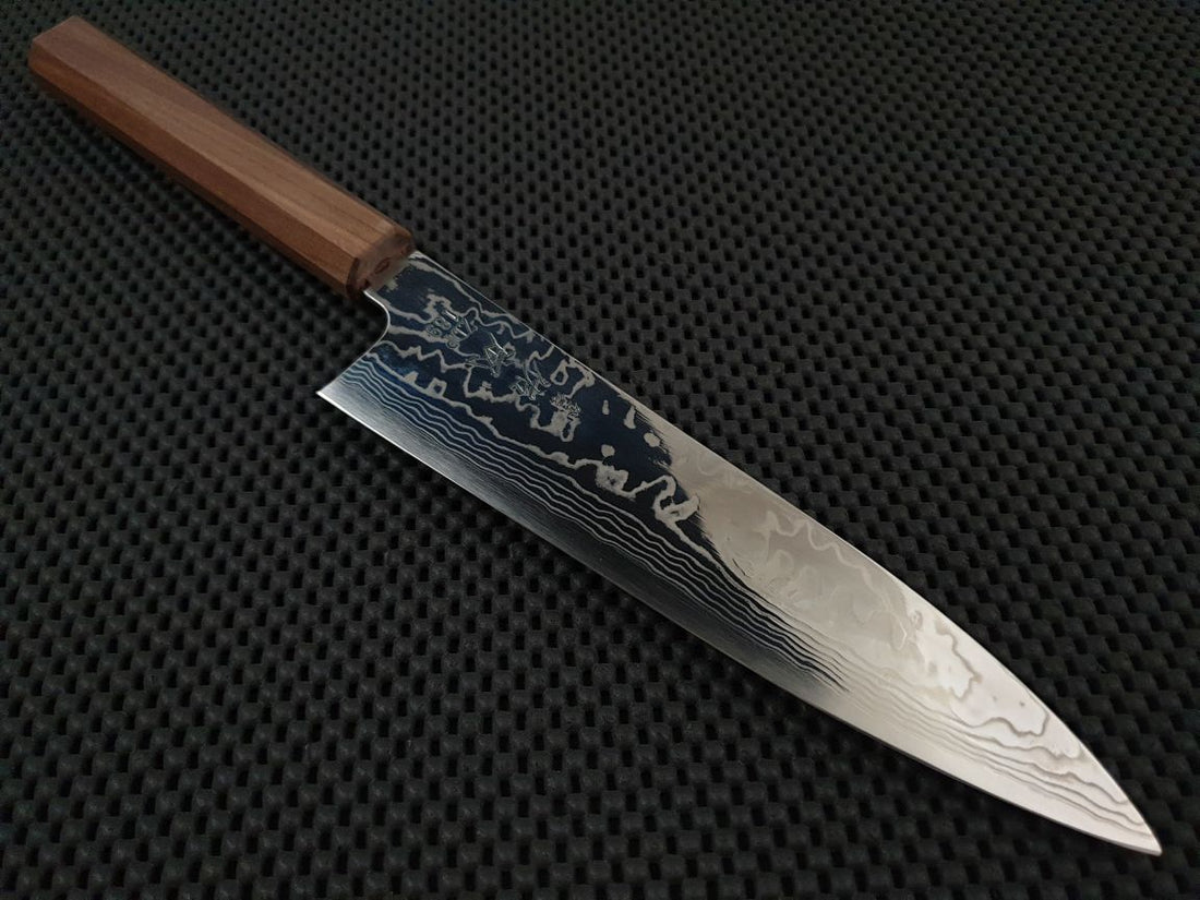 Sukenari ZDP Damascus 210 Gyuto Knife