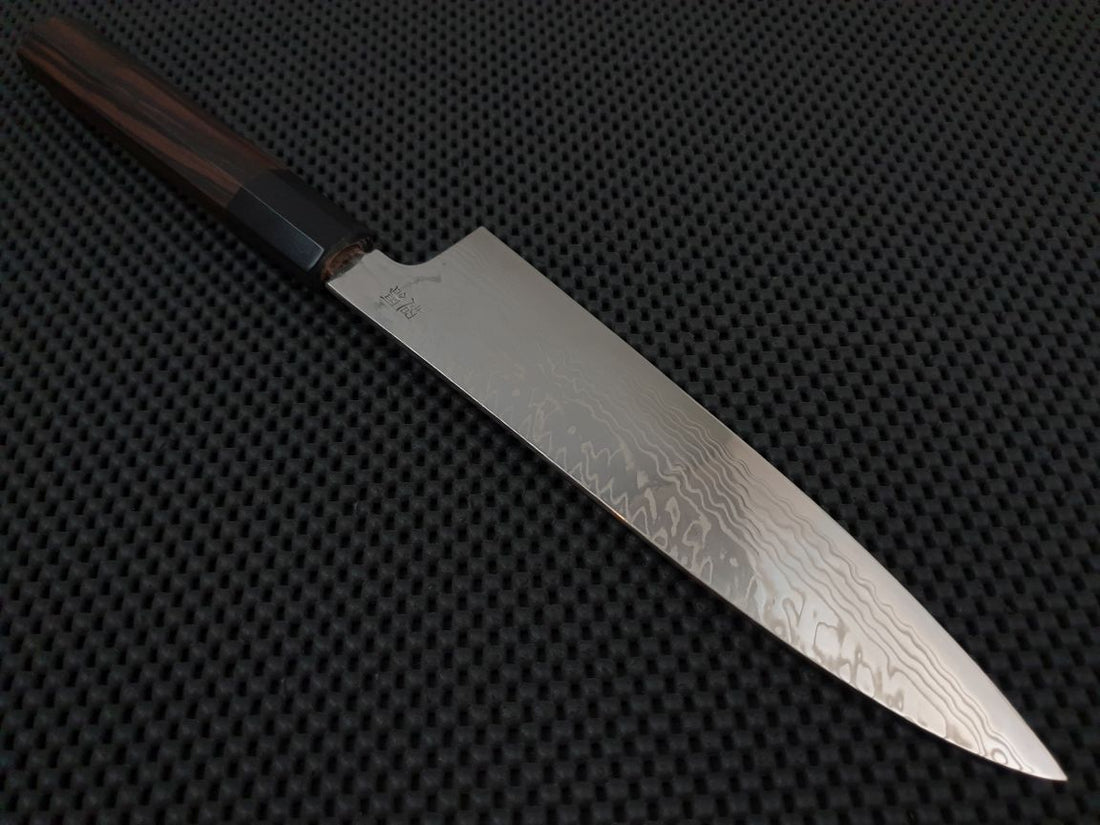 Sukenari ZDP Damascus 210 Gyuto Knife