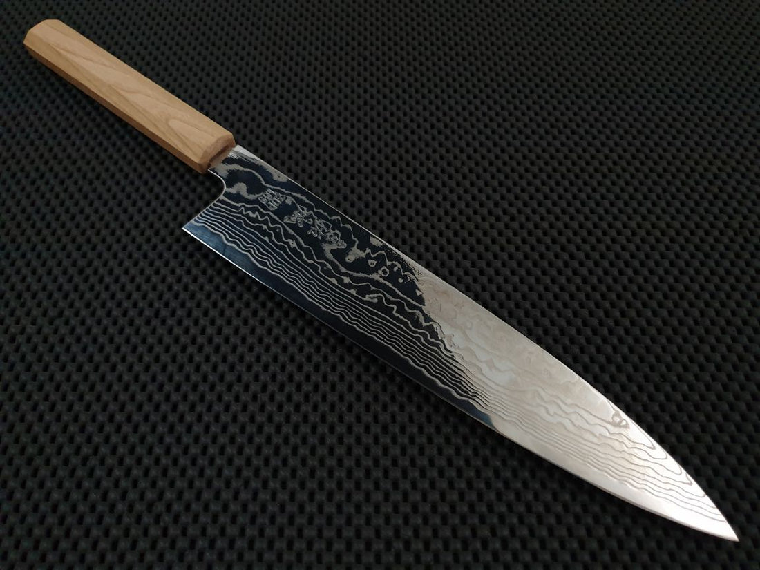 Sukenari ZDP Damascus | 270 Gyuto Knife
