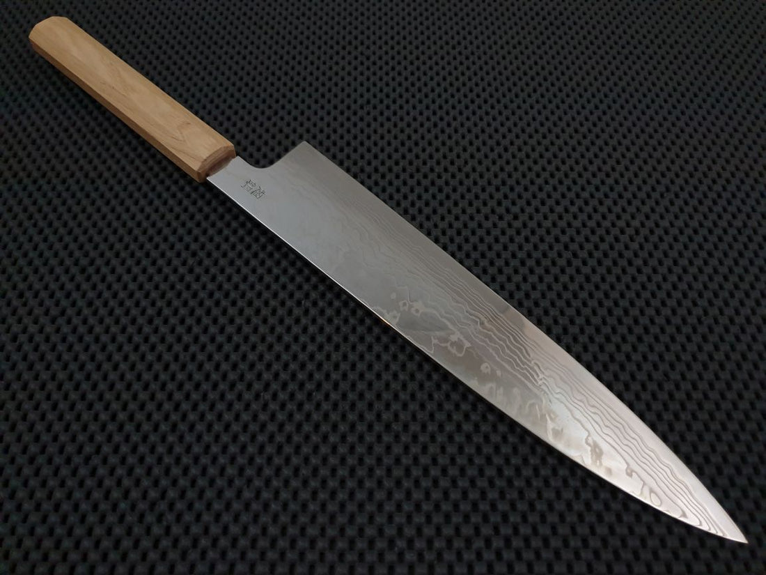 Sukenari ZDP Damascus | 270 Gyuto Knife
