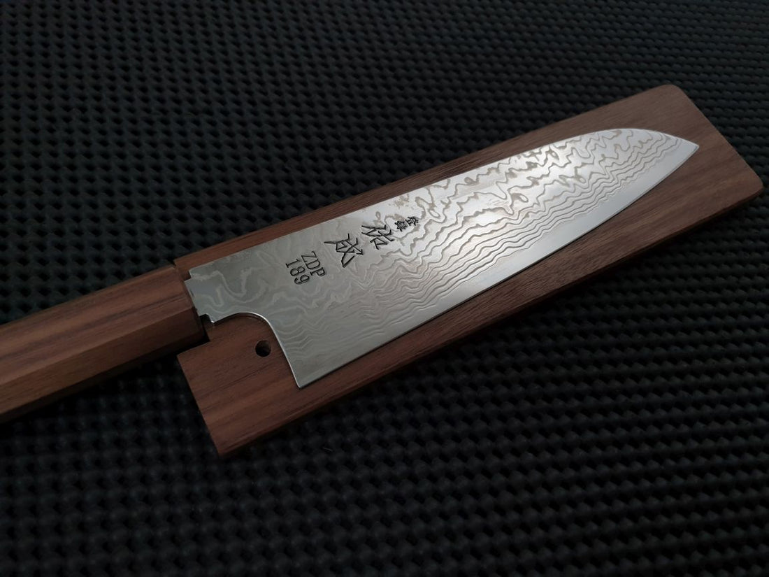 Sukenari ZDP Damascus Santoku Hocho