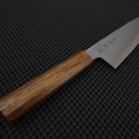 Sukenari ZDP Migaki | 195 Santoku Knife (KMT Oak)
