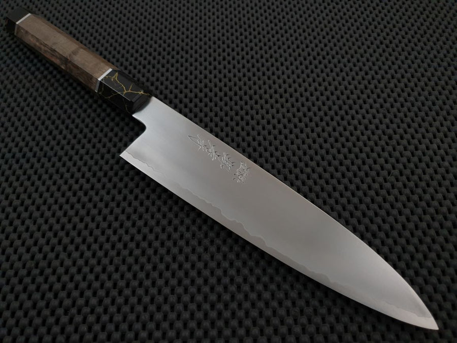 Sakai Takayuki Ginsan Gyuto Stabilised Wood Handle