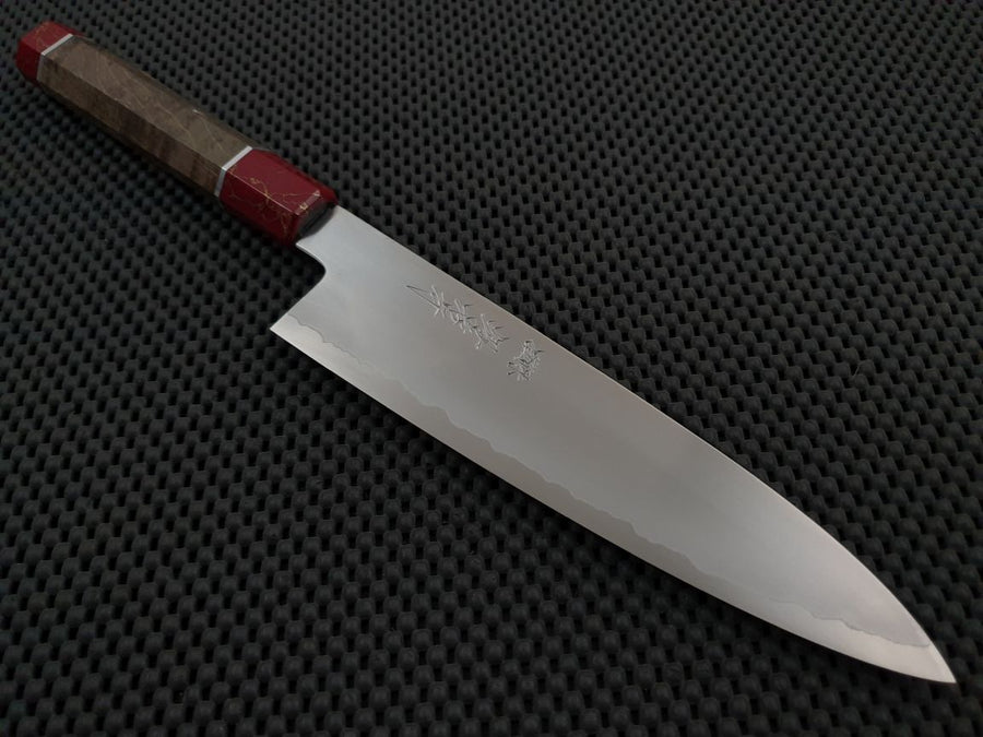 Sakai Takayuki Ginsan Gyuto Stabilised Wood Handle