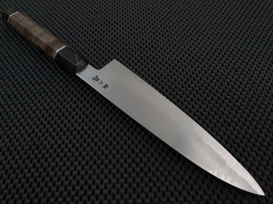 Sakai Takayuki Ginsan Gyuto Stabilised Wood Handle