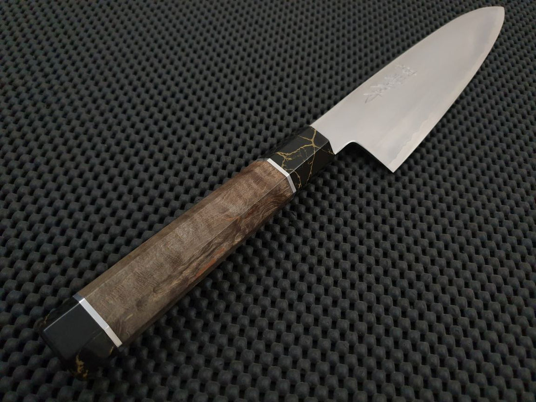 Sakai Takayuki Ginsan Gyuto Stabilised Wood Handle