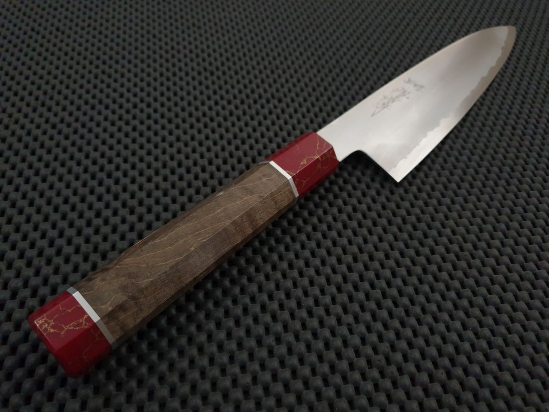 Sakai Takayuki Ginsan Gyuto Stabilised Wood Handle