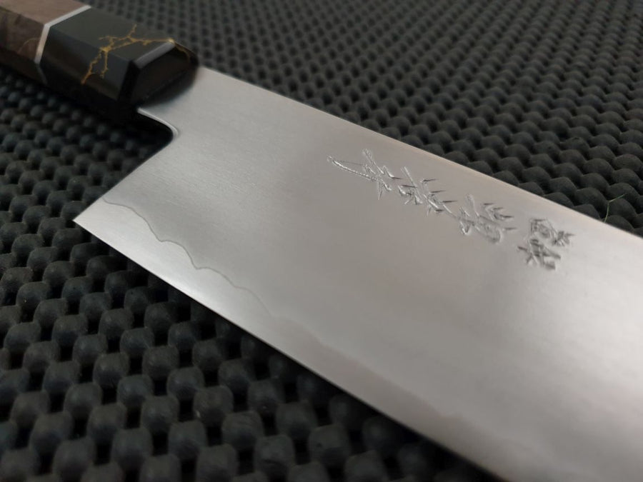 Sakai Takayuki Ginsan Gyuto Stabilised Wood Handle