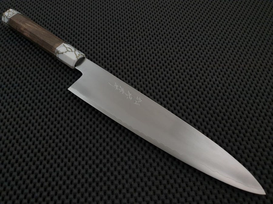 Sakai Takayuki Ginsan Gyuto Stabilised Wood Handle