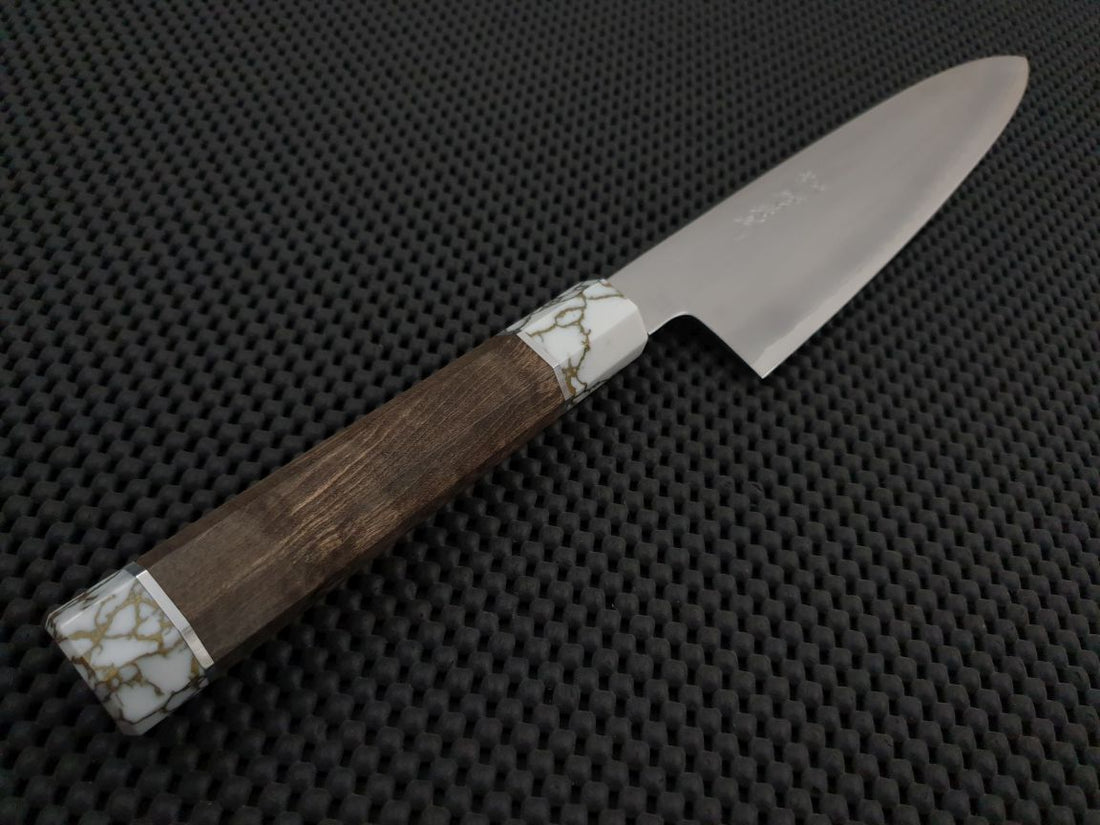 Sakai Takayuki Ginsan Gyuto Stabilised Wood Handle