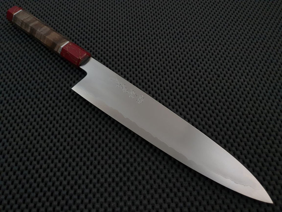 Sakai Takayuki Ginsan Gyuto Stabilised Wood Handle