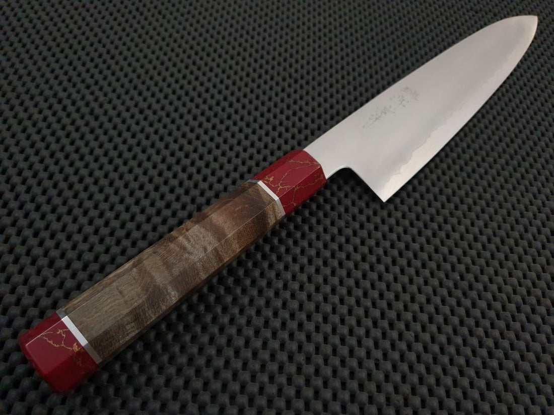 Sakai Takayuki Ginsan Gyuto Stabilised Wood Handle