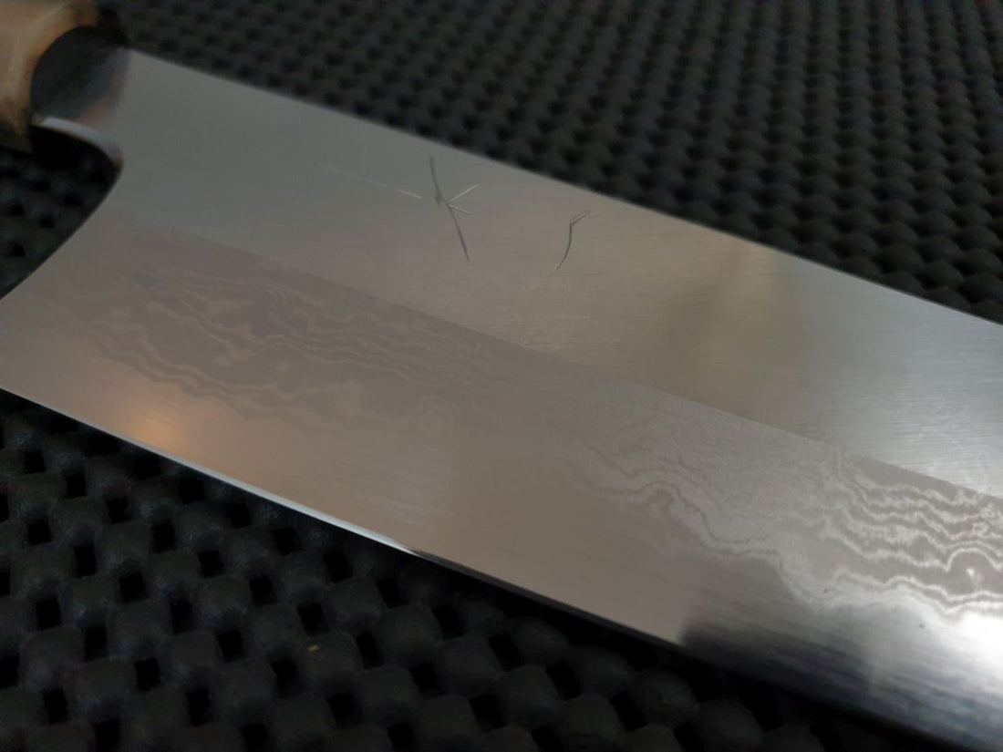 Togashi Damascus Wide Bevel