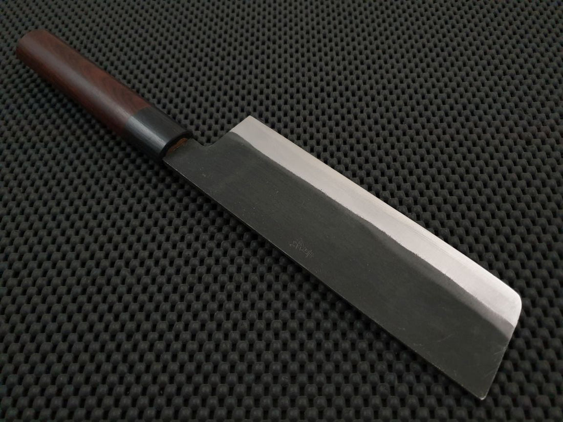 Yoshida Hamono Carbon Nakiri Knife