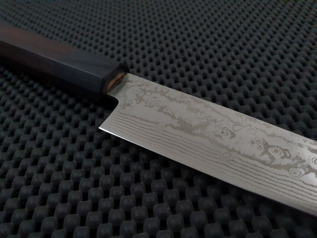 Yoshida ZDP Damascus Petty Knife