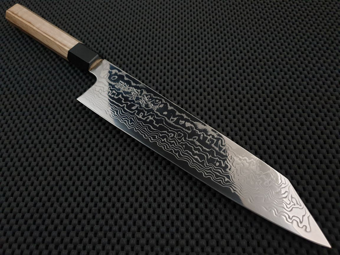 Sukenari ZDP189 Damascus Kiritsuke Knife